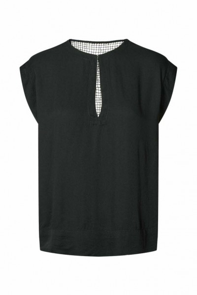 Bluse Rabens Saloner Funnel web blouse - Rosalyn